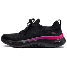 Skechers WOMEN'S GO WALK Cushioning Wear-Resistant Low-Top Casual Shoes Women's Black Черный, 36