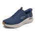 Skechers Hands Free Slip-Ins Cushioning Anti-Slip And Wear-Resistant Low-Top Running Shoes Men's Blue Синий, 40