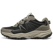 Skechers Vigor Abrasion Resistant Rebound Low-Top Trekking Shoes Men Black Серо-черный, 43