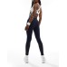 adidas Training techfit stash pocket full-length leggings in blue Черный, 2XS
