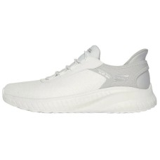 Skechers Slip Ins Slip-Resistant Lightweight Wear-Resistant Low-Top Running Shoes Men's White Gray White gray, 44