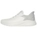 Skechers Slip Ins Slip-Resistant Lightweight Wear-Resistant Low-Top Running Shoes Men's White Gray White gray, 44