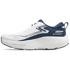Skechers Go Run Max Road 6 Wear-Resistant Low-Top Training Running Shoes Men's White Blue Белый, 39.5