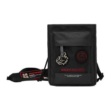 Skechers Fabric Shoulder Bag Crossbody Bag Regular Unisex Carbon Black сажа