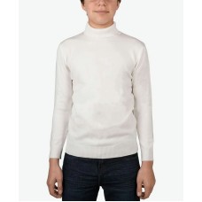 Boy's Basic Turtleneck Sweater Белый, XSmall
