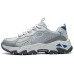 Skechers Cushioned Wear-Resistant Breathable Low-Top Casual Shoes Women's Gray White Серый Белый, 37.5