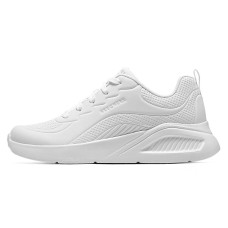 Skechers Uno Lite Slip Resistant, Abrasion Resistant, Lightweight, Breathable Low Top Skateboard Shoes Women's White Белый, 37.5