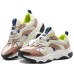 Skechers Street Cushioning, Slip Resistant, And Abrasion Resistant Low Top Running Shoes Men's White Brown Белый Коричневый, 40