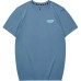 Skechers T Shirt Unisex Crown Blue Floral Crown Blue, L