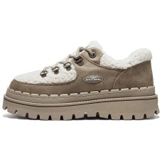Skechers Casual High Platform Shoes 'Brown White' Women's Серый, 38