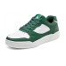 Skechers Street Cushioning, Wear Resistant Low Top Skateboard Shoes Men's White Green Green White, 44