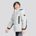 Skechers Down Jacket Oyster Gray Teenagers Oyster Gray, 120