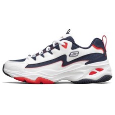 Skechers D'Lites 4.0 Low Top Running Shoes White/Blue/Red 42