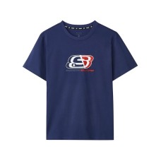 Skechers Sports Life Collection T Shirt Unisex Medieval Blue Medieval Blue-007D, M