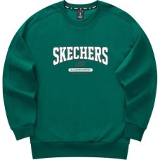 Skechers Sportlife Sweatshirt Unisex Rainforest Green Rainforest Green-03JK, L