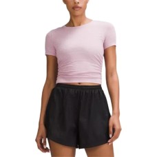 Lululemon License To Train Collection License To Train Tight-Fit T-Shirt Workout Clothing Women's Gray Розовый, 2XS