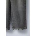 Длинный джинсовый комбинезон ZARA Серый, 9/10 лет (года) (140 cm)