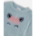 Toddler Girls Unicorn Sweater Hairy Knit Turquoise - Toddler|Child Голубой, 2T