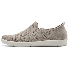 Skechers Cushioning Breathable Low-Top Casual Shoes Women's Taupe Серо-коричневый, 37.5