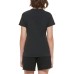 Women's Cotton Short-Sleeve Crewneck T-Shirt Черный, 2XL