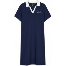 Skechers Short-Sleeved Dresses Women's Marine Blue Marine Blue-00DU, XL