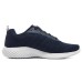 Skechers Bounder Cushioned Anti Slip Wear Resistant Breathable Lightweight Low Top Casual Shoes Men's Blue Orange 41