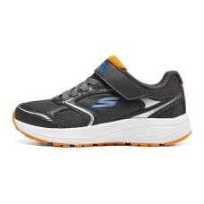 Skechers Slip-Resistant Cushioning Low-Top Kids' Running Shoes Black Orange Teenagers Черный, 28.5