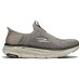 Skechers MEN'S GO Cushioned Slip-Resistant Low-Top Running Shoes Men's Taupe Серо-коричневый, 42.5