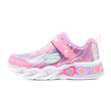 Skechers Sweetheart Lights Anti-Slip Wear-Resistant Kids Lifestyle Shoes Pink Teenagers 36