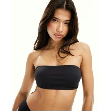 ASOS DESIGN Marina smoothing padded multiway bandeau bra in black Черный, US 0
