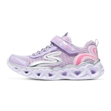 Skechers Heart Lights Slip-Resistant Cushioning Wear-Resistant Breathable Lightweight Kids Lifestyle Shoes Teenagers 33