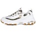 Skechers D'Lites Quick Leopard Cushioned Slip-Resistant Mid-Top Chunky Sneakers Women's White 38