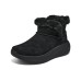 Skechers Max Cushioning Essential Warm And Wear-Resistant Crew Snow Boots Women's Black Черный, 37