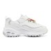 Skechers D'LITES Series Cushioned Slip-Resistant Kids Lifestyle Shoes White Multicolor Teenagers 36