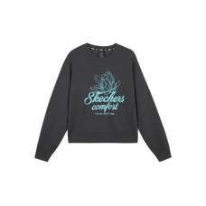 Skechers Sweatshirt Women's Forged Iron Gray Forged Iron Gray, 2XL