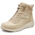 Skechers Warm And Water-Resistant Short Snow Boots Women's Khaki Зеленый, 38.5