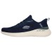 Skechers Slip Ins Anti Slip Wear Resistant Low Top Casual Shoes Men's Marine Blue Marine Blue/Green, 41