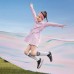Skechers Go Run Consistent Slip-Resistant Low-Top Kids' Running Shoes Black Pink Blue Teenagers Black Pink Blue, 31