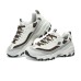 Skechers D'LITES 1.0 Anti-Slip Wear-Resistant Low-Top Chunky Sneakers Women's White Black Черно-белый, 37