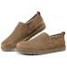 Skechers SKECHERS MENS USA Anti-Slip Wear-Resistant Low-Top Casual Shoes Men's Brown Коричневый, 43