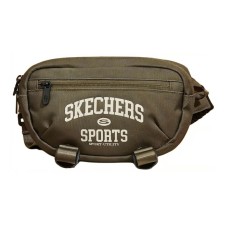 Skechers Fabric One Shoulder Crossbody Fanny Pack Regular Unisex Green Зеленый