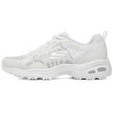 Skechers D Lites 1.0 Low Top Sneakers 'Cream White' Women's 35