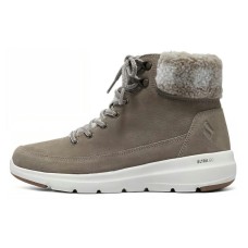 Skechers Thermal Waterproof Abrasion Resistant Cushioning Slip Resistant Ankle Length Snow Boots Women's Tan Бежевый, 35