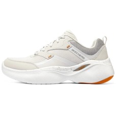 Skechers Anti Slip Wear Resistant Low Top Running Shoes Men's Taupe Серо-коричневый, 42