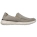 Skechers Del Retto Malvern Cushioning, Slip Resistant, Abrasion Resistant, Breathable Low Top Casual Shoes Men's Taupe 40