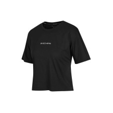 Skechers Regular T Shirt Women's Carbon Black Carbon Black 0018, L