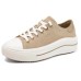 Skechers Bob's Anti-Slip Wear-Resistant Low-Top Skateboard Shoes Women's Tan Коричневый/белый, 38