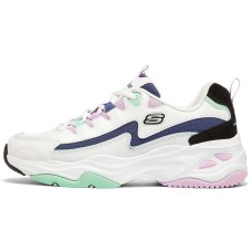 Skechers D'LITES 4.0 Anti-Slip Wear-Resistant Breathable Lightweight Low-Top Casual Shoes Women's Multicolor 38