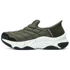 Skechers Slip Ins Cushioning Wear-Resistant Low-Top Casual Shoes Men's Olive Green Зеленый, 45