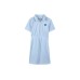 Skechers Colorful Short Sleeved Dress Women's Голубой, S